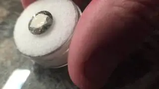 Fancy GREY MOISSANITE AAA / 3.2 Ct / Brilliant Round / 9.95 mm / VVS2 / loose