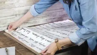 Create Framed Art with Peel and Stick Wallpaper