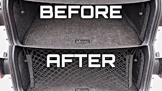 VW Tiguan | Trunk Cargo Storage Net Install | Car Interior Organized | Volkswagen