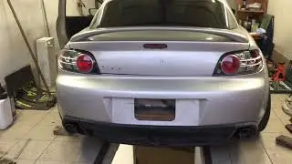 Выхлоп мотора 3uz-fe на Mazda rx-8