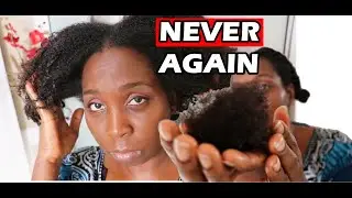 I Will NEVER DO THIS AGAIN | Natural Hair Wash Day Routine | DiscoveringNatural