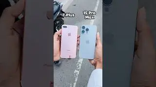 iPhone 7 Plus vs iPhone 15 Pro Max || Camera Zoom Test! #shorts