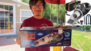 Портативный автомобильный пылесос THISWORX, проводной, 300&nbsp;000 продан на Amazon | Распаковка, демон и первое впечатление