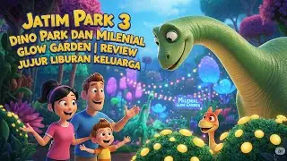 Jatim Park 3: Dino Park dan Milenial Glow Garden | Review Jujur Liburan Keluarga