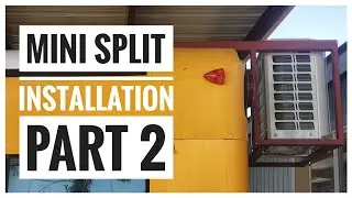 Mini Split Mounting Bracket Installation - Part 2  #pioneerminisplit