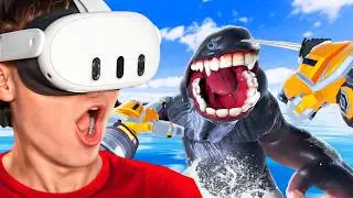 Ich besiege GODZILLA als VR ROBOTER - Kaiju Battle Simulator