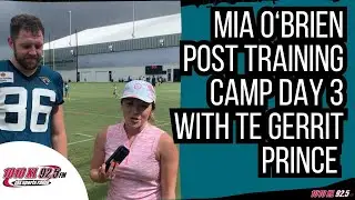 WATCH: Mia O&rsquo;Brien Catches Up with Jags TE, Gerrit Prince