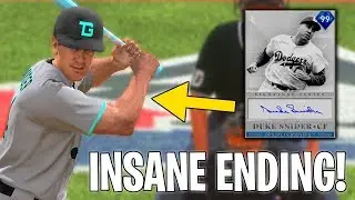 INSANE ENDING TO LEGEND GAME! 99 DIAMOND DUKE SNIDER DEBUT! MLB The Show 19 Diamond Dynasty