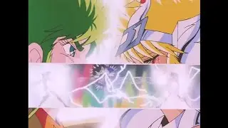 Hyoga du Cygne vainc Isaac du Kraken avec L'attaque Execution de l'aurore (Aurora Execution)