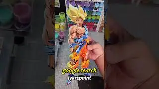 repaint a goku figure #repaint #dragonball #dragonballfanart #anime #dbzfanart #dragonballz