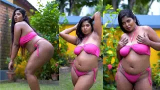 swarna in pink bikini -- high fashion concept -- presents Indian naree