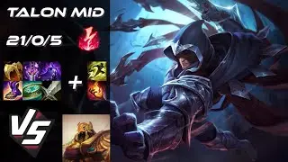 MID Talon vs Azir - EU Grandmaster Patch 25.S3.1