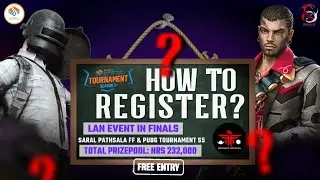 HOW TO REGISTER ??? LAN EVENT  PRIZE POOL OF 232000??? @YRT_ESPORTS