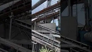 Mineral conveyor belts and crushing equipment#stockcruhser#metalscreening#stockscreening