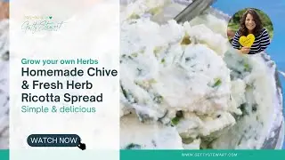 Make Fresh Herb Ricotta Cream Cheese Spread