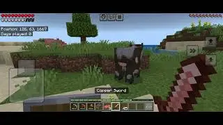 How to make a copper sword in Minecraft #Minecraft starting trial day 23/100 series 1