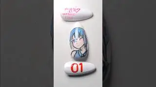 Hatsune Miku 💙💓💙 #stopmotion #satisfying #art #nails #nailart #characternails #hatsunemiku #anime