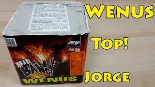 Jorge | Wenus-JW08 | GOLD BATTERIE | 25 Schuss f&uuml;r NUR 8&euro; | Go4Pyro