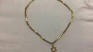 21k Damascus nicklace