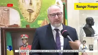 Jean Fran&ccedil;ois Ndongou a re&ccedil;u en audience une d&eacute;l&eacute;gation des s&eacute;nateurs fran&ccedil;ais #Gabon