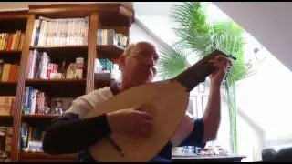 Early 17th century Allemande for Baroque Lute in Accords Nouveaux tuning