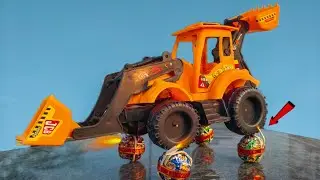 क्या हाल होगा JCB का? Vip Bom Vs Toy Jcb. Awesome experiments