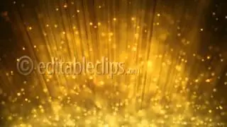 loopable motion background rising gold particles