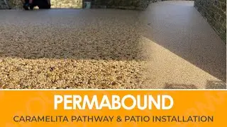 Resin Bound Pathway & Patio Installation | PERMABOUND Carameltia Blend