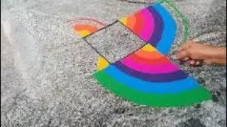 #Margazhi #மார்கழி-23#3D Rangoli designs#pongal kolaml#easyrangoli#@KalaRangoliDesigns