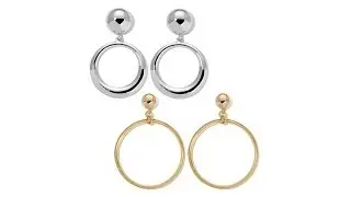 Audrey Hepburn Collection Set of 2 Earrings
