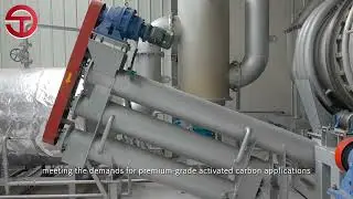 Jiutian Activated Carbonization Machine#charcoalmachine #charcoalmakingmachine