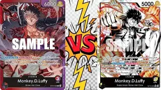 ST10 Monkey.D.Luffy Vs ST13 Monkey.D.Luffy // OPTCG // Store Tournament Gameplay OP09