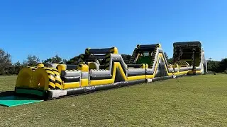 45m Nuclear Vertical Rush Obstacle Course - Drone footage