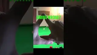 Неправильно ли вы целитесь в снукер? Найдите свой доминирующий глаз.