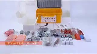 12 in 1 WeeeBot RobotStorm STEM Robot Kit Unboxing and Introduction