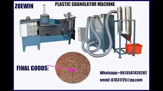 M&aacute;quina de reciclaje de PP, PE, PET y nailon pl&aacute;stico