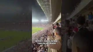 Torcida do Santa Cruz no jogo do acesso para s&eacute;rie c
