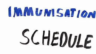 Immunisation schedule UK (OSCE)