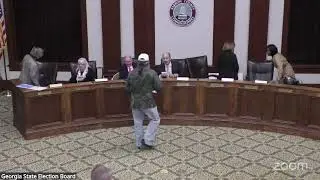 State Election Board Meeting:  01.21.26