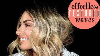 HOW TO GET EFFORTLESS TEXTURED/BEACH WAVES ǁ AMY AVE MAKEUP