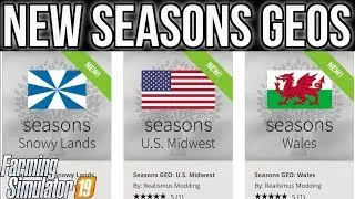 SEASONS GEO MODS OUT NOW! | Farming Simulator 19 Mods