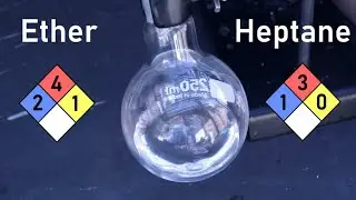 Diethyl Ether and Heptane from Starting Fluid | Obtaining Lab Solvents (episode 1)