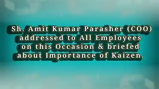 Kaizen Ceremony celebrated by Subros Limited Manesar