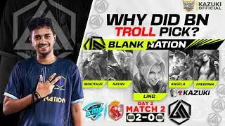 ТРОЛЛИЛИ ЛИ BLANK NATION ЭТИМ ГЕРОЕМ-ПИКОМ В MCB? | MLBB BANGLADESH&nbsp;UPRISING