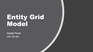 Entity Grid Model