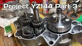 YZ144 Part 3 - Bottom End Bearings, Crank and Transmission