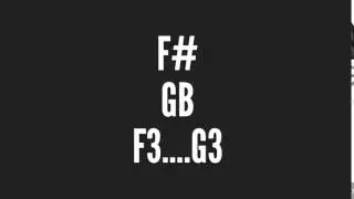 F3 Sharp & G3 Flat