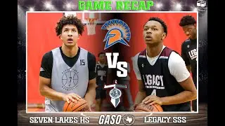 BUZZER BEATER at GASO Houston Fall Ball | Seven Lakes HS vs Legacy SSS Game Recap