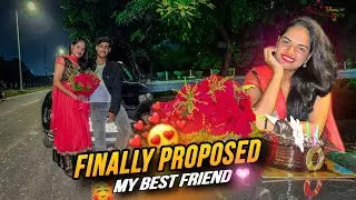 Finally Proposed My Best Friend 😍| her Reaction ye Prank tha 🤧| she Give shocking 😮 react