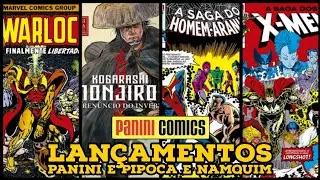 WARLOCK OMNIBUS + PIPOCA E NANQUIM + SAGA DO HOMEM-ARANHA E X-MEN